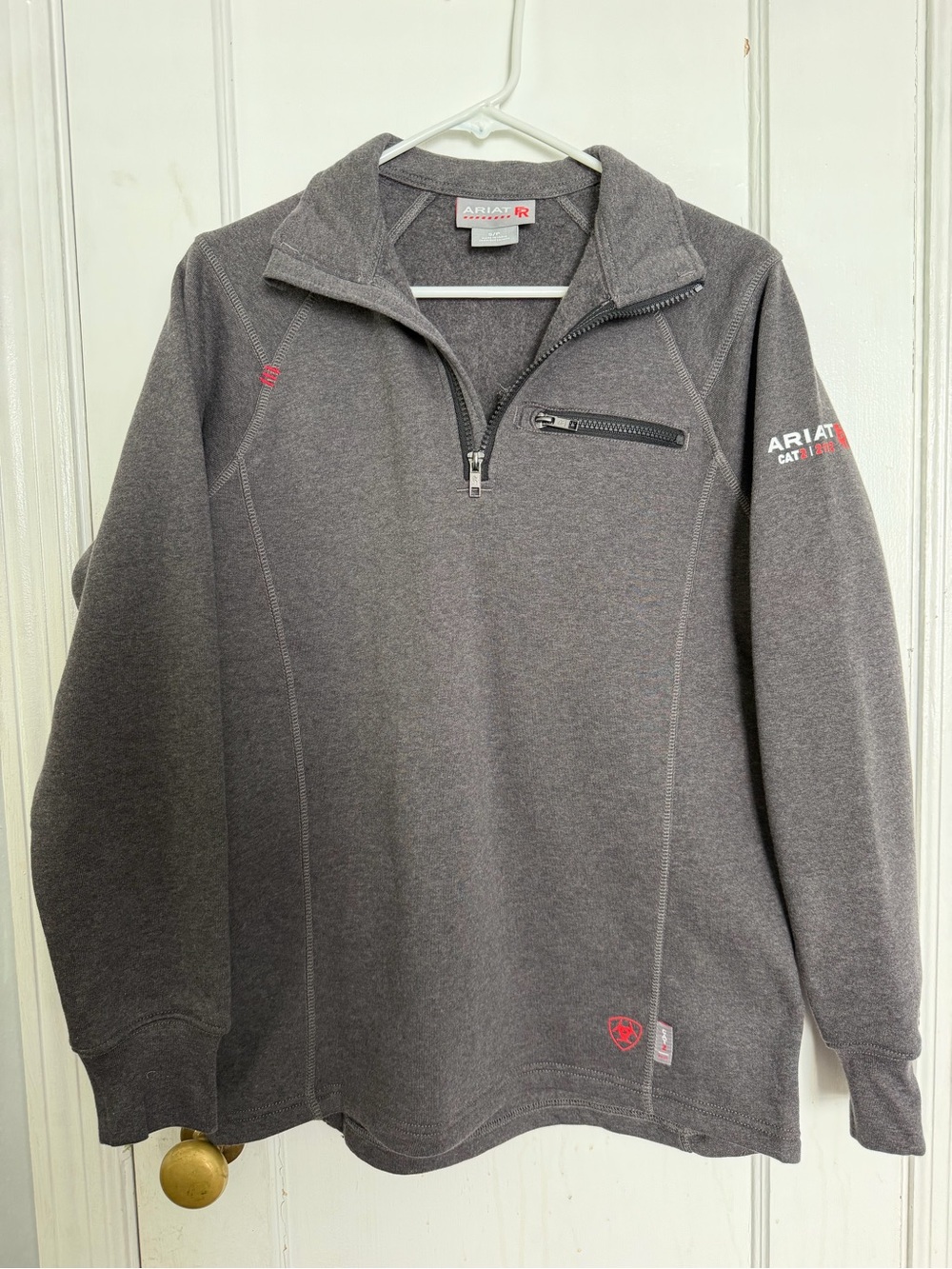 Ariat Women’s Dark Gray Zip-Front Pullover Sweater - NWOT